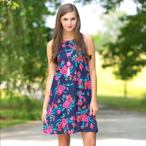 everly floral dress